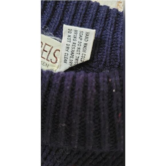 Vintage Rare‎ Gimbels Grandpa Sweater Chunky Ski Sweater Crewneck Sweater - Picture 13 of 14